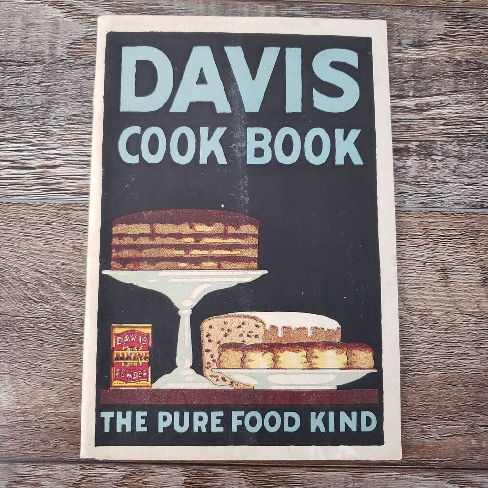 Davis Baking Powder Cook Book Useful Info & Interesting Data 1904 VTG